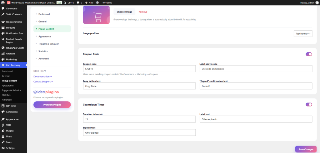 Abandoned Cart Recovery for WooCommerce