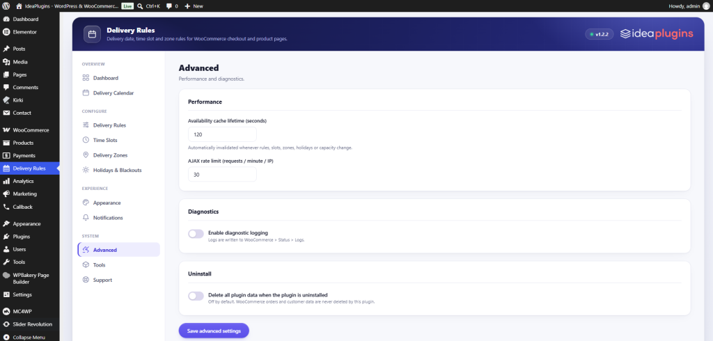 WooCommerce Delivery Date & Time Rules