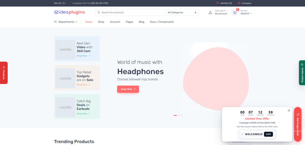 WooCommerce Campaign Countdown Timer