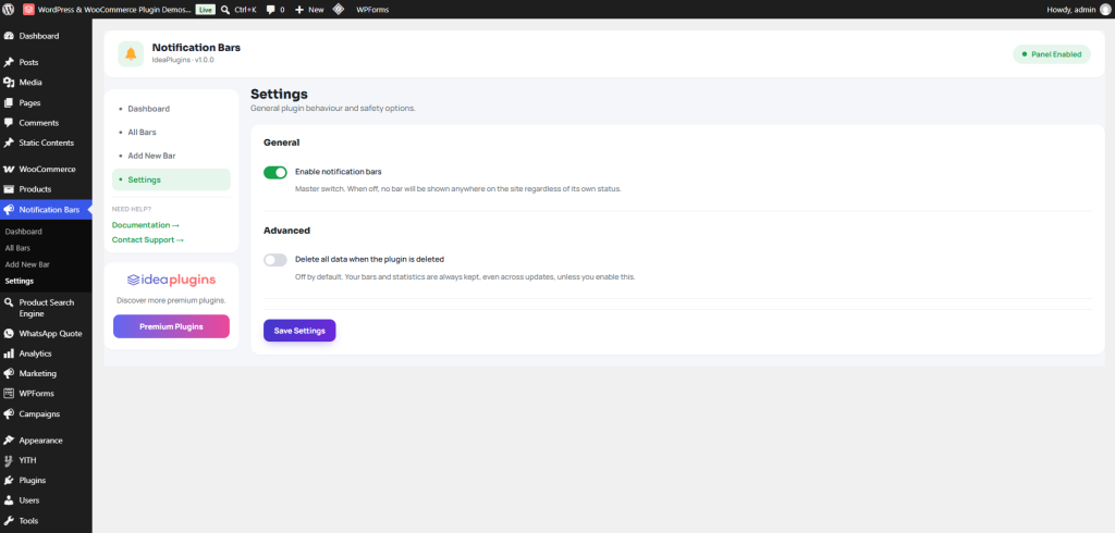 WooCommerce Notification Bar – WordPress Announcement Bar Plugin