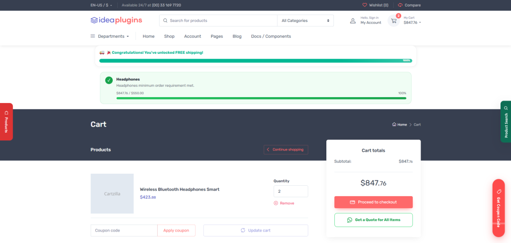 WooCommerce Category-Based Minimum Order Rules