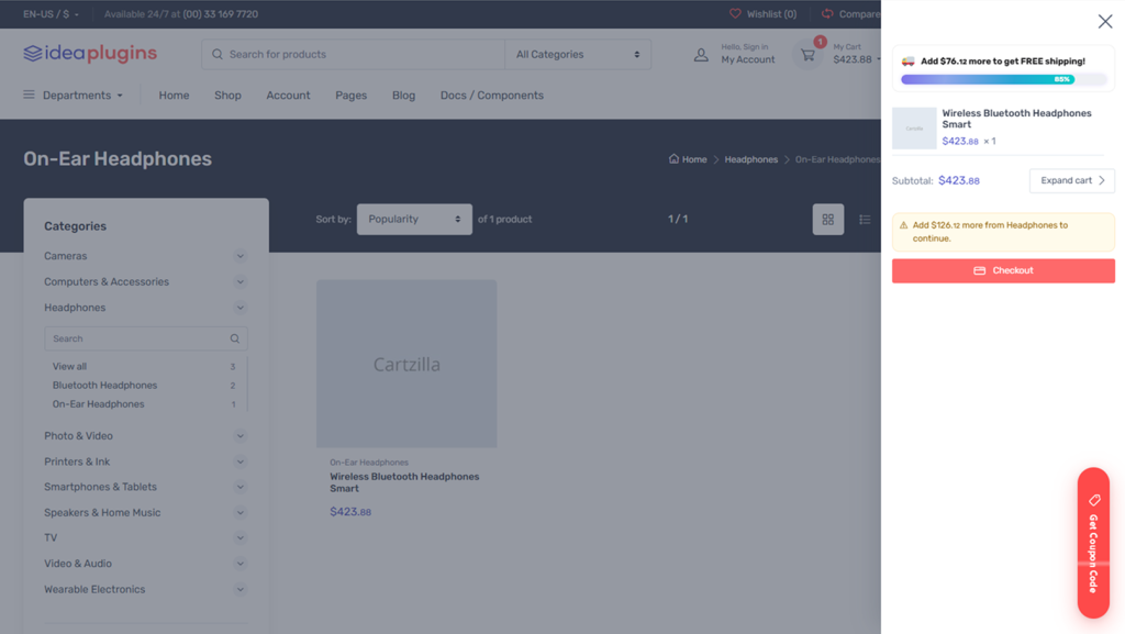 WooCommerce Category-Based Minimum Order Rules