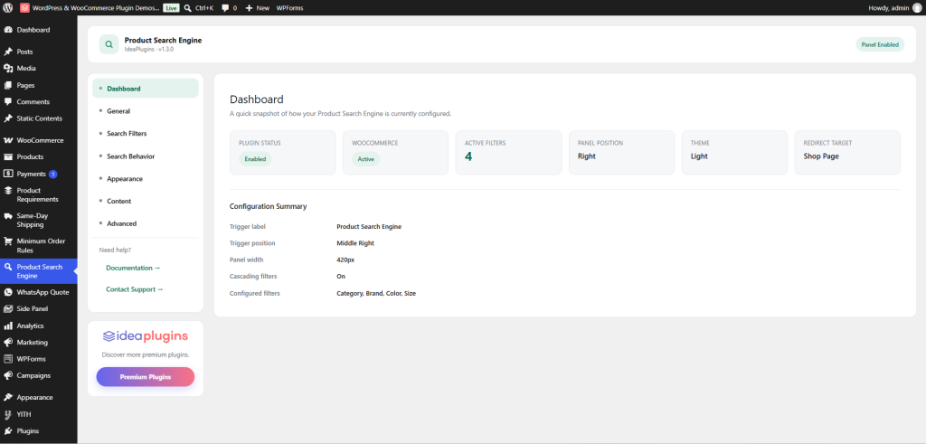 WooCommerce Product Search Engine