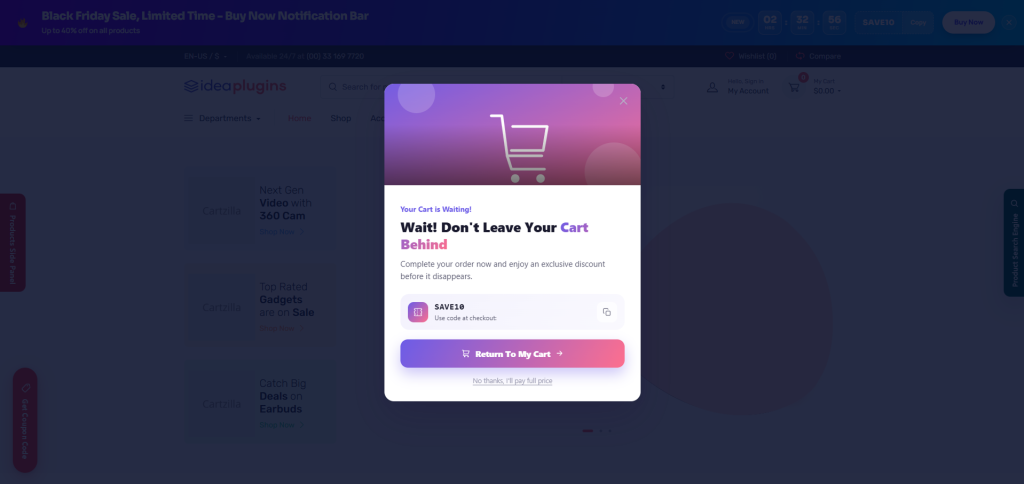 Abandoned Cart Recovery for WooCommerce