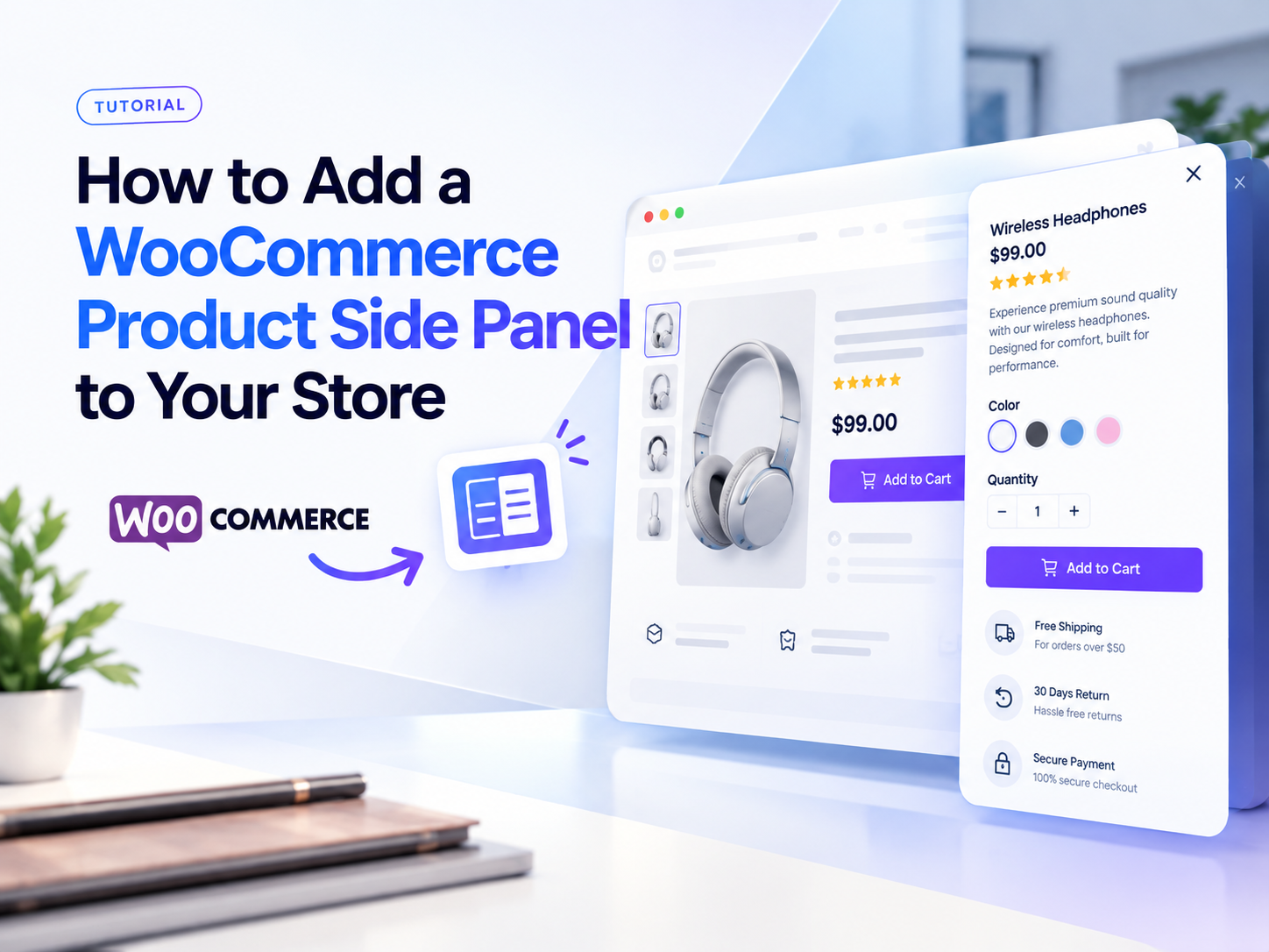 product side panel wordpress