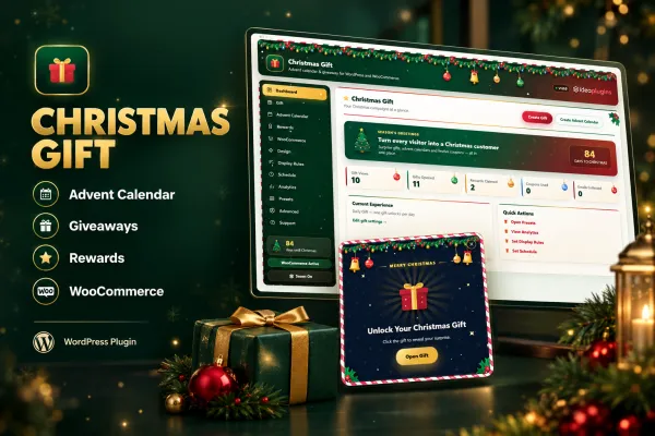 WordPress Advent Calendar Plugin – Christmas Gift & Giveaway for WooCommerce
