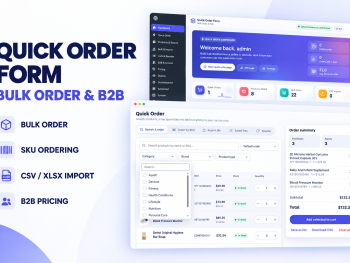Quick Order Form Bulk Order & B2B for WooCommerce