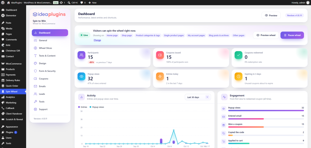 Spin to Win Wheel for WooCommerce