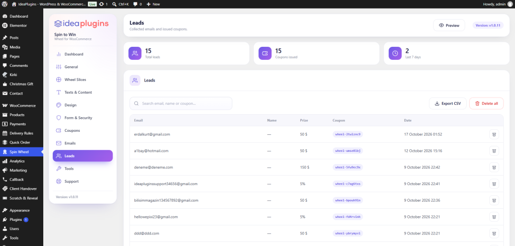WooCommerce Spin Wheel Plugin – Spin to Win & Coupon Popup