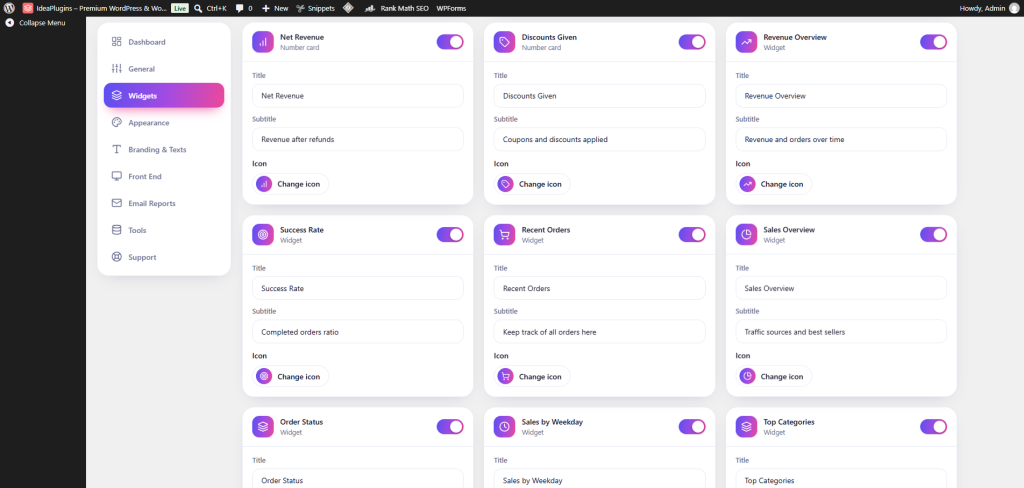 WooCommerce Sales Dashboard – Analytics & Reports